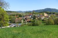 01 Haunkenzell mit Kirche und Schlossruine